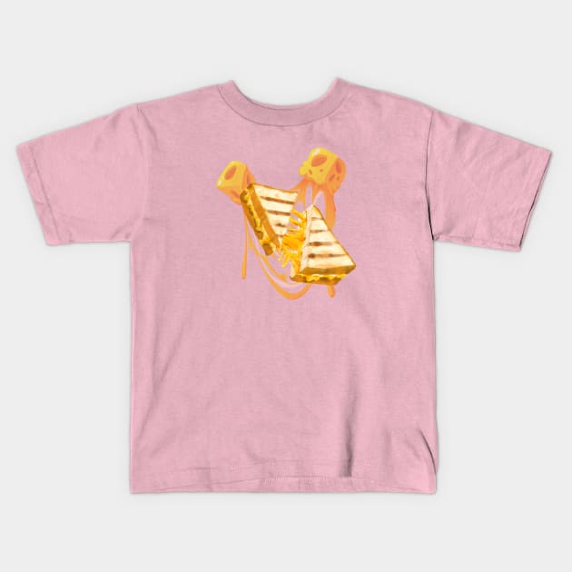 Grilled Cheese Kids T-Shirt by The O.D.D. Shoppe